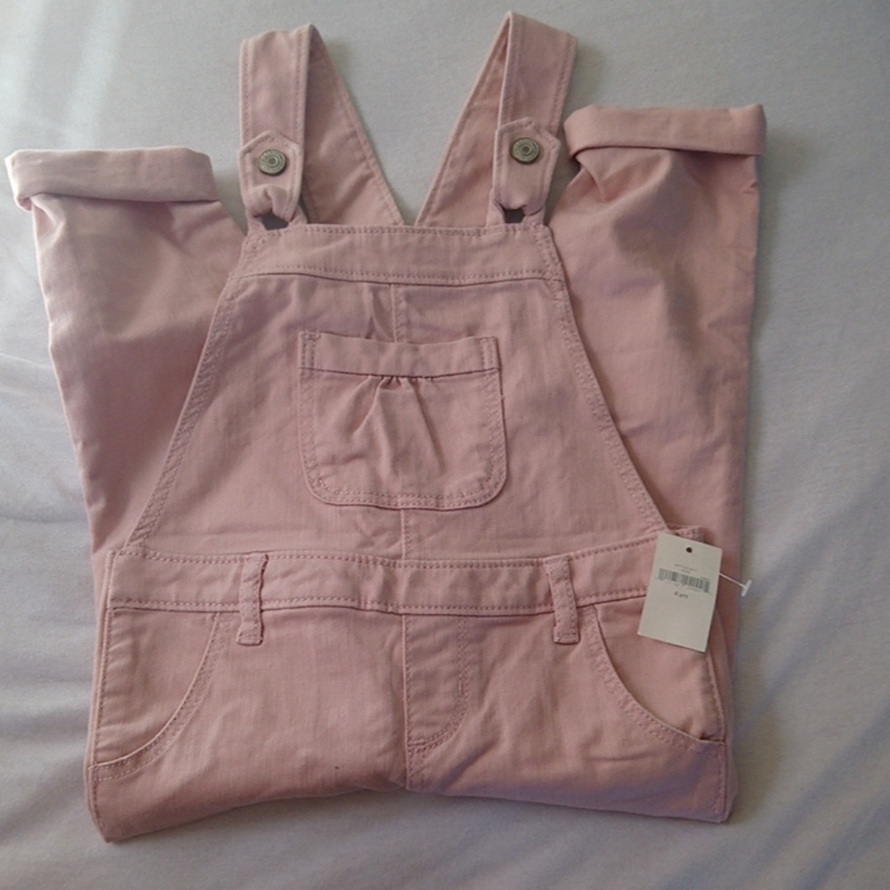 Baby gap pink Jean overalls